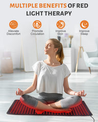 Astarexin red light pad with temperature control for safe sessions.