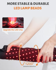 Astarexin red light pad waist session for targeted muscle comfort.