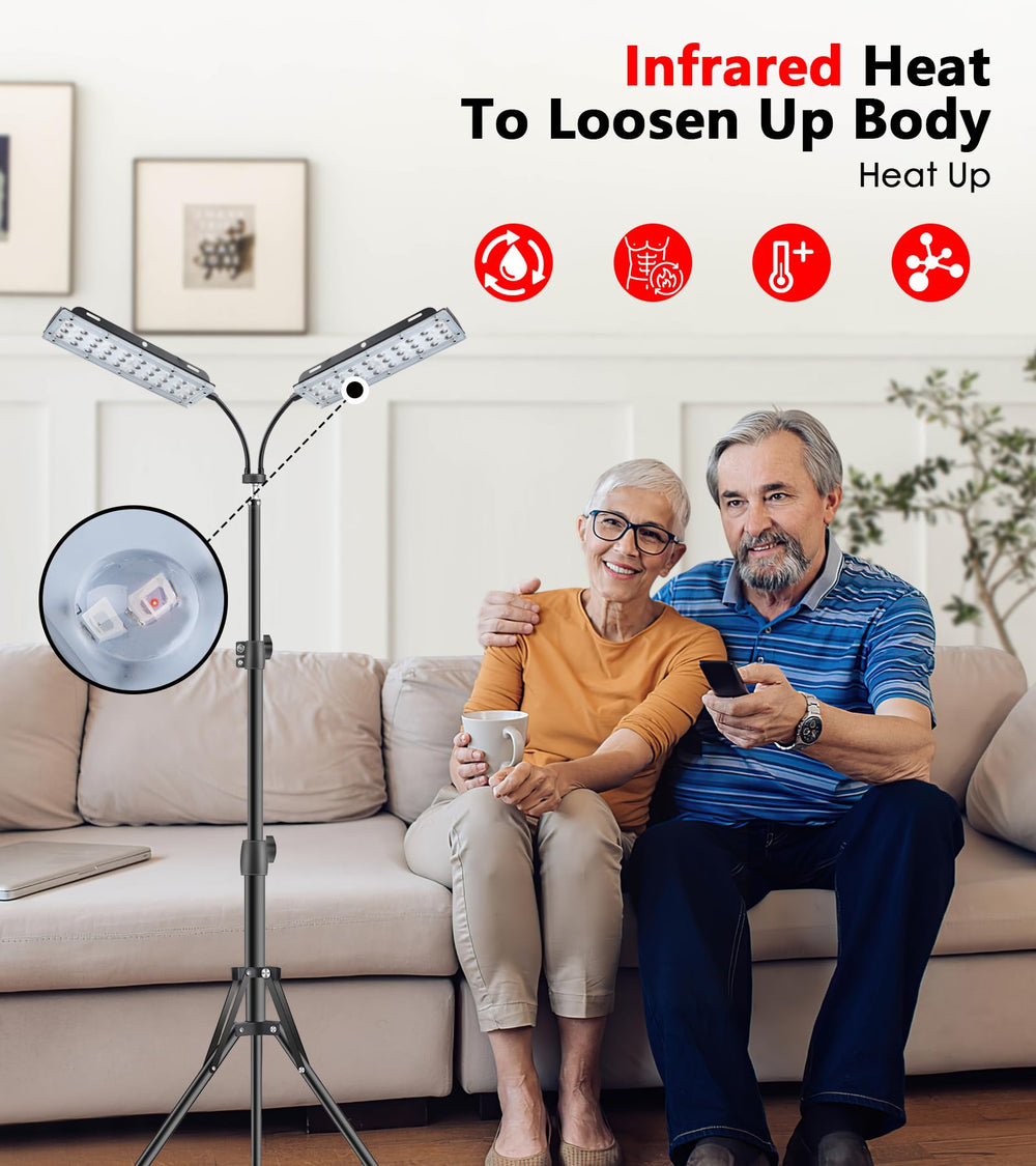Astarexin red light therapy lamp used on the face for skin-friendly sessions