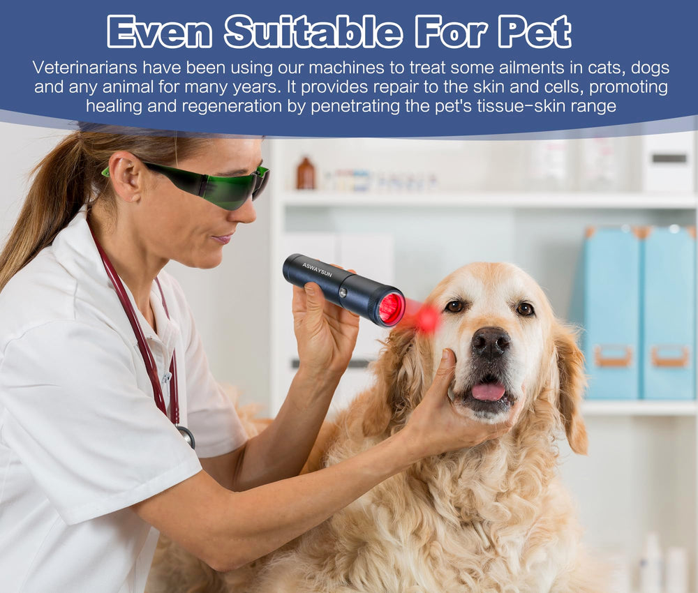 Aswaysun red-light therapy device presented as a gift option.