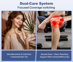 Aswaysun infrared wand with multiple wavelengths for deep tissue therapy.