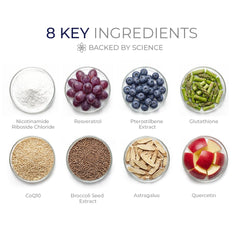 ATEMPO NAD+ supplement packaging front emphasizing overall vitality