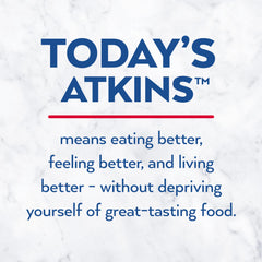 Atkins Endulge Crunchalicious bar, 1g sugar claim, cleaner tasting snack.