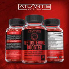 Atlantis Nutrition Gummies on a shelf display suggest convenient, discreet daily use.
