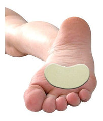 Atlas Biomechanics kidney-shaped pad protects the metatarsal area during activity.