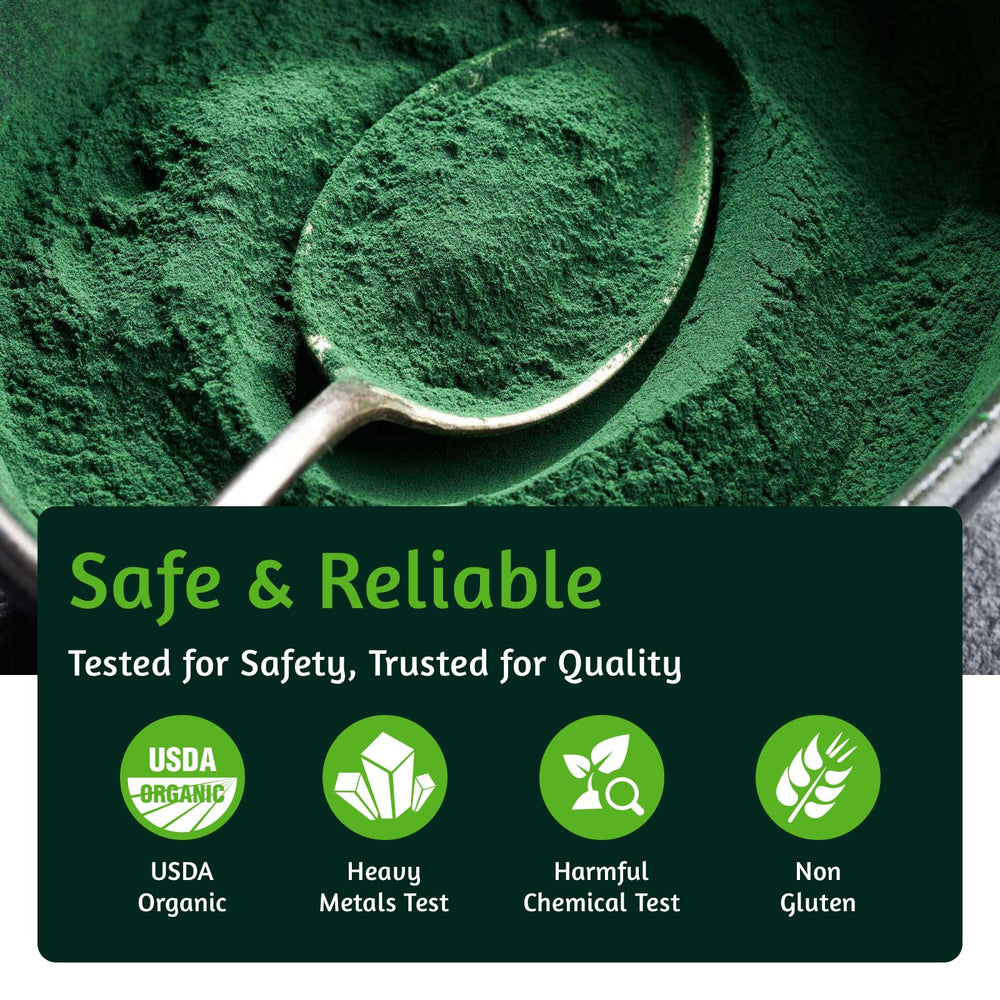 ATNreuro spirulina powder packaging with resealable pouch