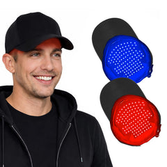 Auarwood LLLT Cap front view for hands-free scalp treatment.