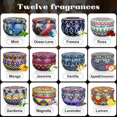 Aubinkenny reusable tin after burning for storage or decor.