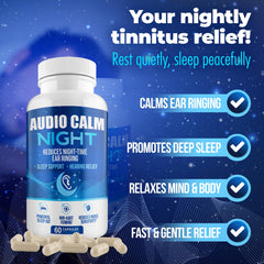 Audio Calm Night capsules ready to take before bed for sleep
