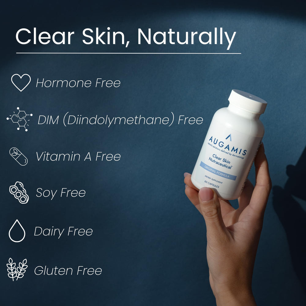 Augamis ingredient panel shows 15 active ingredients across four pathways