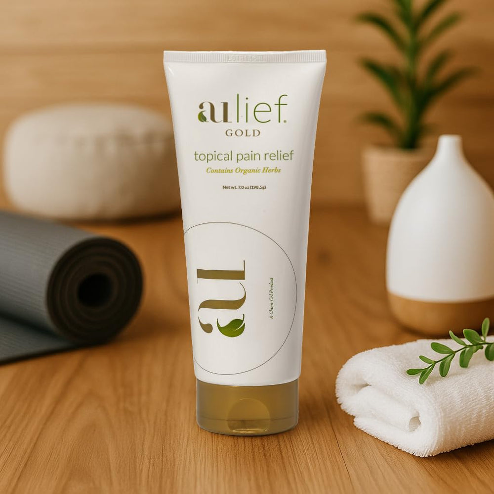 Aulief Gold lavender scent for soothing aromatherapy during use.