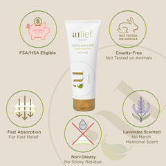 Aulief Gold moisturizing formula leaving skin soft after application.
