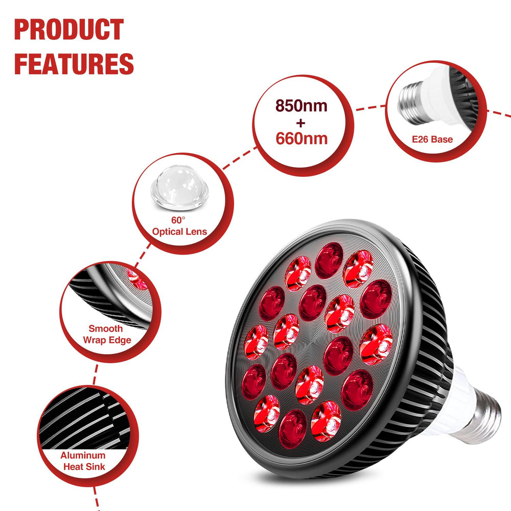 Aumtrly bulb includes a heat sink for safer, cooler operation