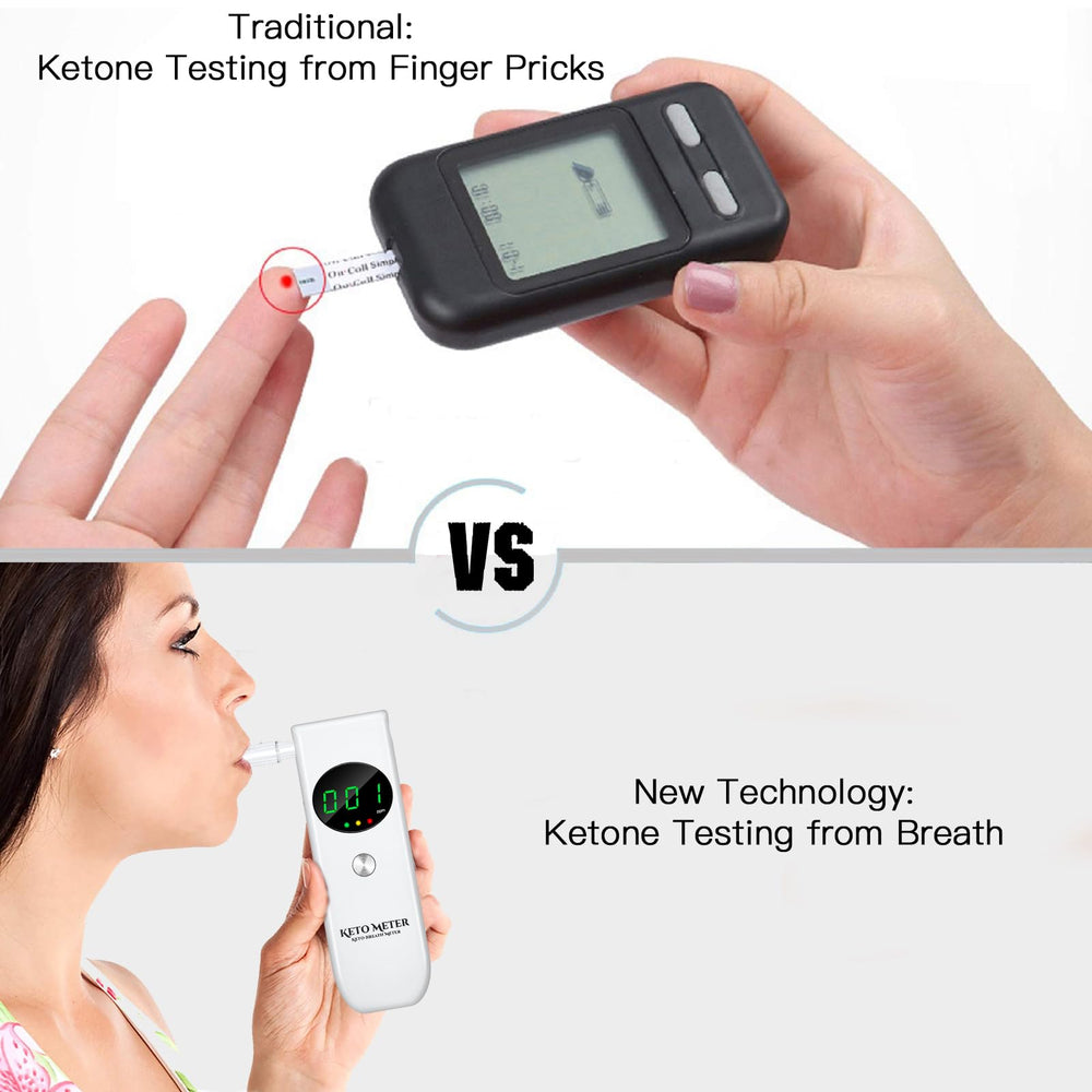 Aunnhon breath test in action with 5-second sampling for ketone data