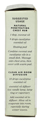 Aura Cacia eucalyptus oil diffuser scene with steam, enhancing room ambiance.