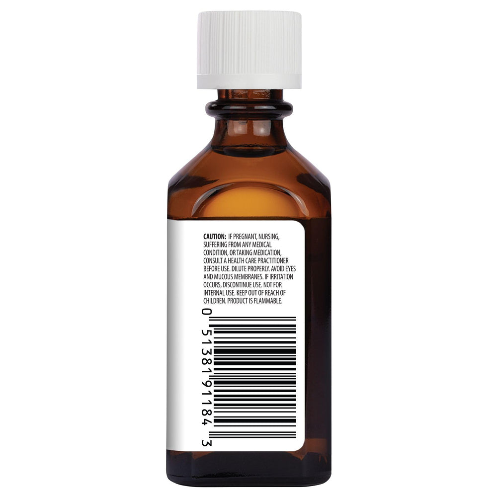 Aura Cacia lavender oil applied to skin for gentle care.