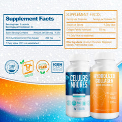 Aura Vitamins morning and evening formulas label emphasizing 24-hour nutrition coverage
