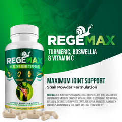 AURA VITAMINS REGEMAX capsules close-up for easy daily use