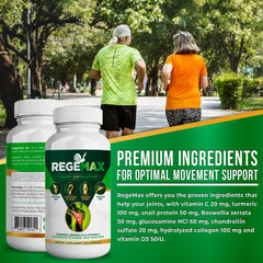 Aura Vitamins Regemax packaging box and sleeve.