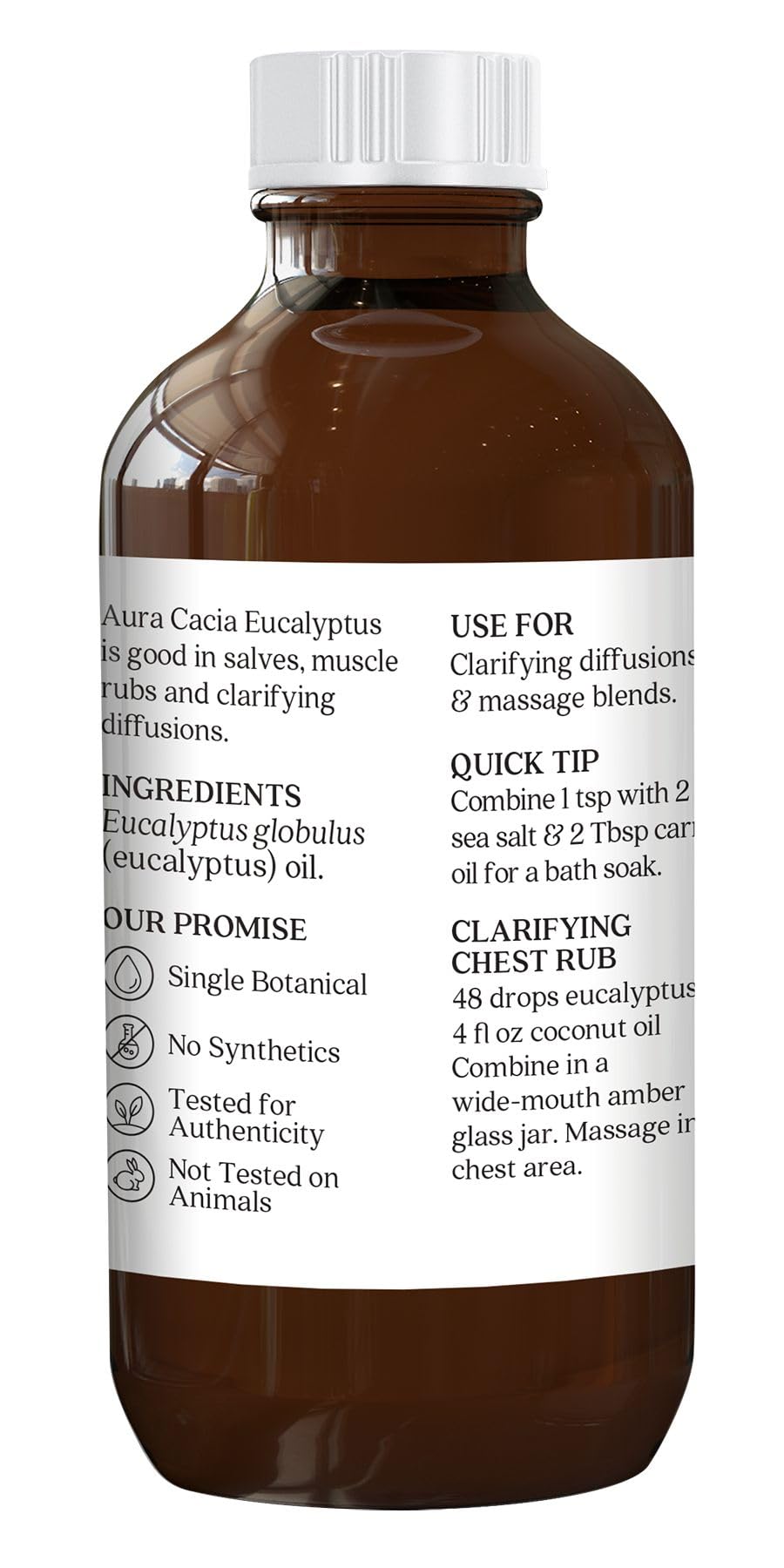 Aura Cacia Eucalyptus globulus diffuser aroma promoting an energizing room ambience.
