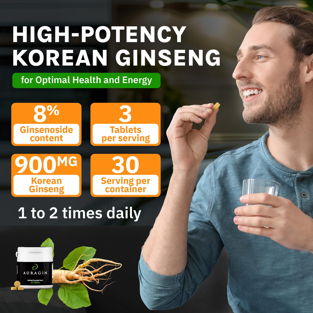 Auragin steamed and dried red ginseng process close-up showing traditional method.