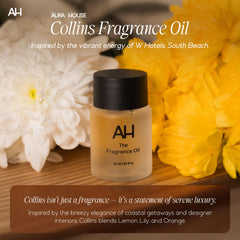 Aura House diffuser emits soft ambient light for evening mood.