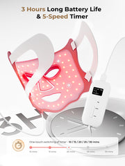 Aurphany USB-C charging keeps the mask ready for use.