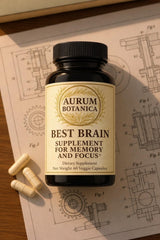 AURUM BOTANICA Alpha GPC supports acetylcholine production for learning tasks.