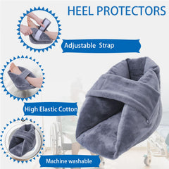 AUSTYLCO heel protector features an open heel design to reduce heel pressure.