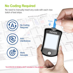 AUVON DS-W meter with no coding simplifies setup.
