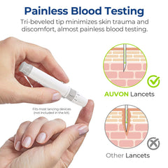 AUVON test strips with automatic carbon printing for consistent quality