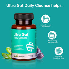 Psyllium husk fiber blend in AvailNaturals Ultra Gut Daily Cleanse