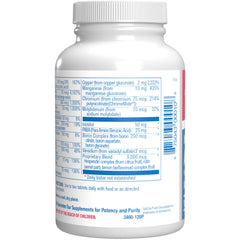 AVED daily multivitamin label close-up highlighting essential vitamins.