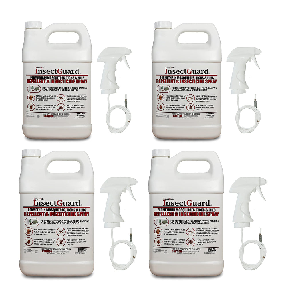 $averPak InsectGuard permethrin spray gallon for clothing and gear protection.
