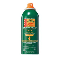 AVON Skin So Soft Bug Guard Expedition aerosol spray for outdoor protection against insects.