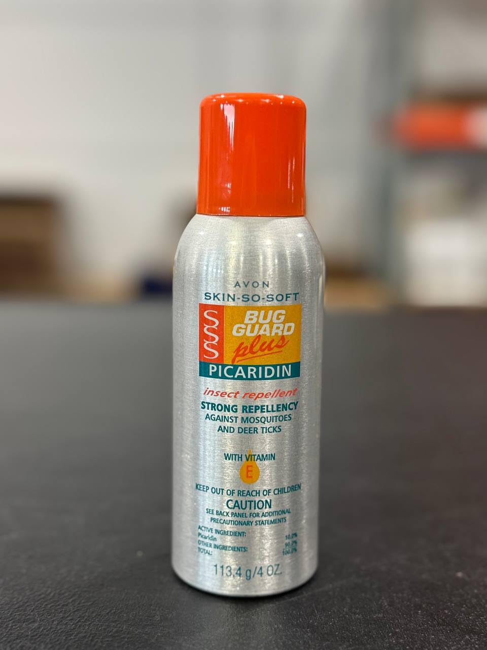 Hiking or camping with Avon Skin So Soft Bug Guard Plus Picaridin spray.