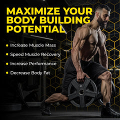 Leucine amino acid blend visual for protein synthesis support and recovery.