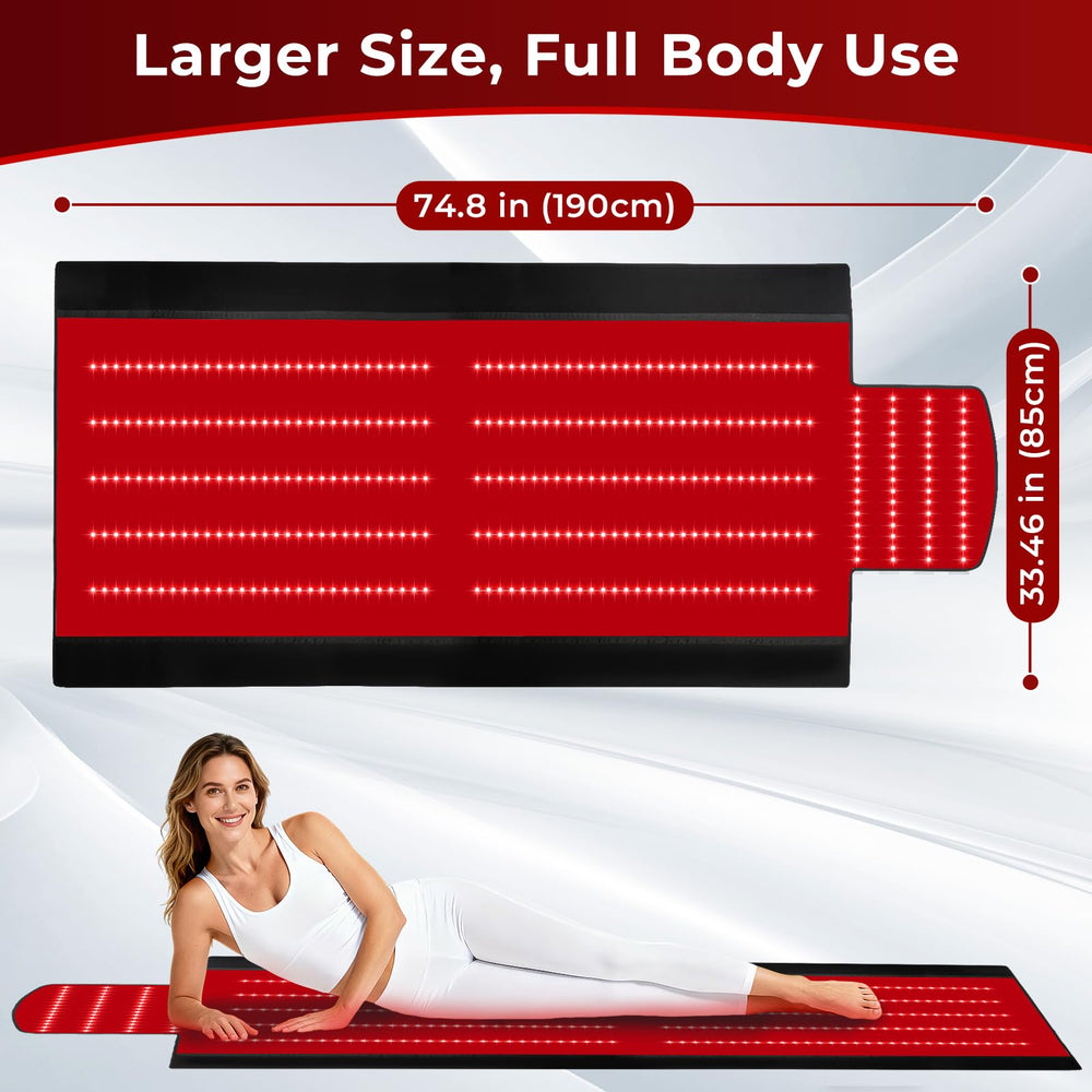 AVZAVZ red light therapy mat foldable design supports daily wellness on the go.