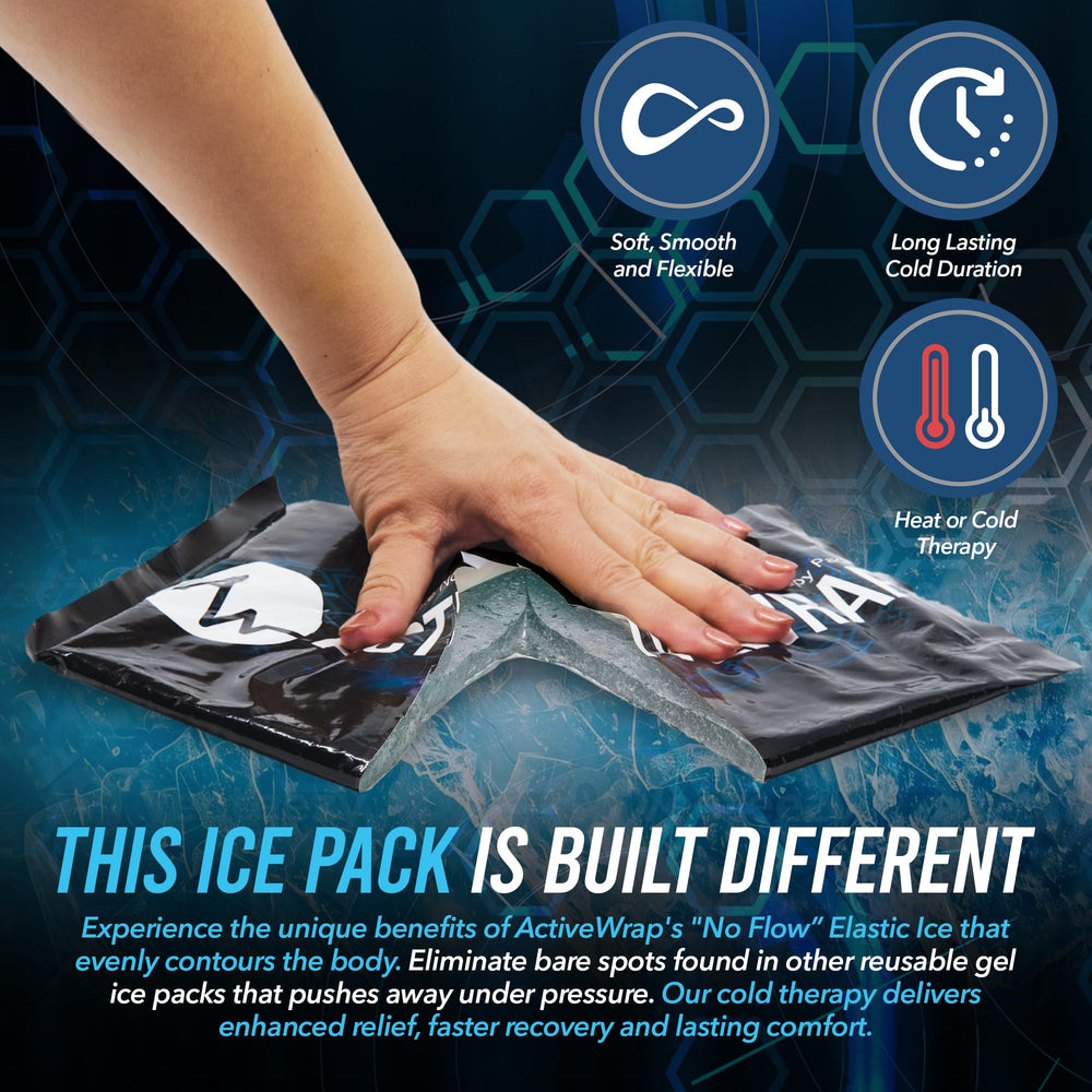 AW ACTIVEWRAP universal knee fit demonstrates left-right compatibility