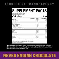 Axe & Sledge Farm Fed scoop measures 25g of protein per serving for convenient fueling.
