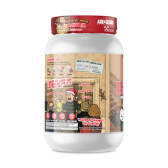 Axe Sledge Farm Fed bottle with scoop showcases fast-absorbing protein