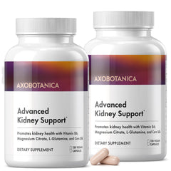 Axobotanica Kidney Cleanse bottle front showing packaging for everyday urinary support.
