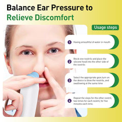 AYHDRN Eustachian Pressure Balancer ear-clearing demonstration for easier equalization