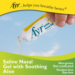 AYR gel-dispense tip illustrating easy nasal application