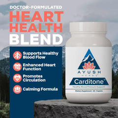 Carditone caplets close-up highlighting vegetarian capsules and smooth texture.
