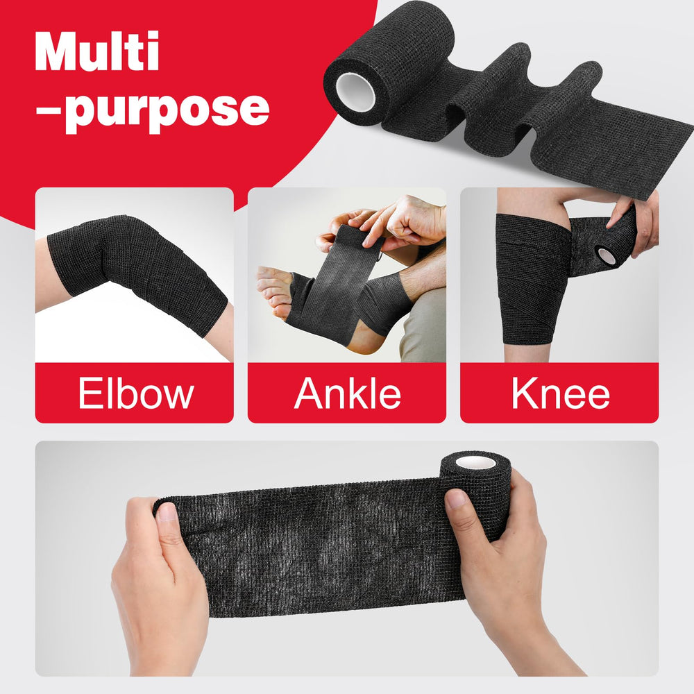 AZEN bandage wrap on wrist demonstrates secure, residue-free removal.