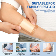 AZEN large wound dressing covers hands and legs securely