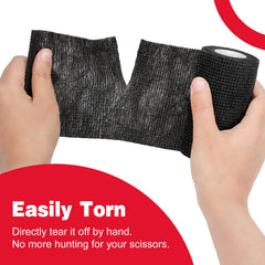 AZEN tear-by-hand wrap unrolling for quick length adjustments.