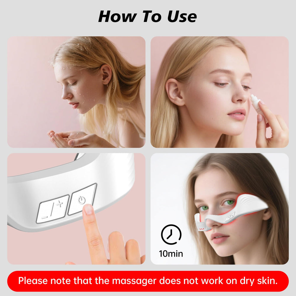 Azhien compact eye massager fits at home, work, or travel