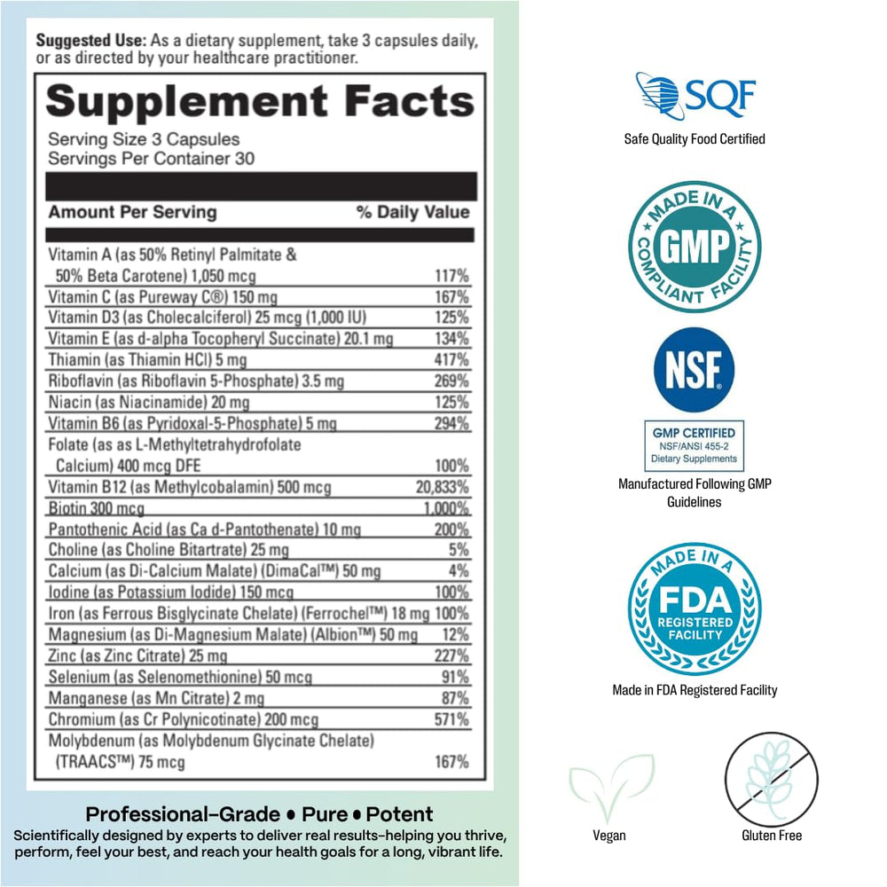 Azure Biogenics vitamin D3-K2-Calcium blend supports bone health and immunity